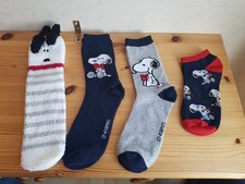 💖4 Paar Socken Snoopy