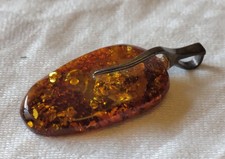 Bernstein Anhänger 925 Silber