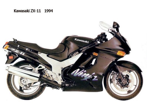 Kawasaki ninja zzr1100 d - ninja,