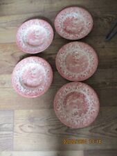 5 Vintage-Suppenteller Ironstone England