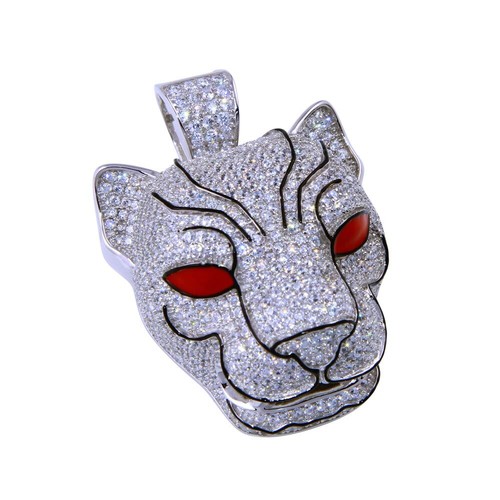 Sterlingsilber rote augen - rote,