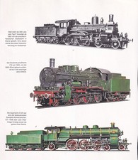 Drei dampfloks 1900 typ - um, (typ