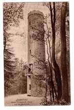 AK Biedenkopf Sackpfeife Kaiser Wilhelm II Turm 1909 gelaufen Hessen