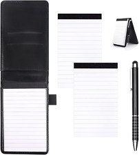 Notizbuch Klein, Mini Notizbuch A7, Notizblock Klein Mit 2 Stück Notizblöcke Und