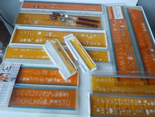 Rotring/ Standardgraph Schriftschablonen/ Schablonen  Technisches  Zeichnen Set 