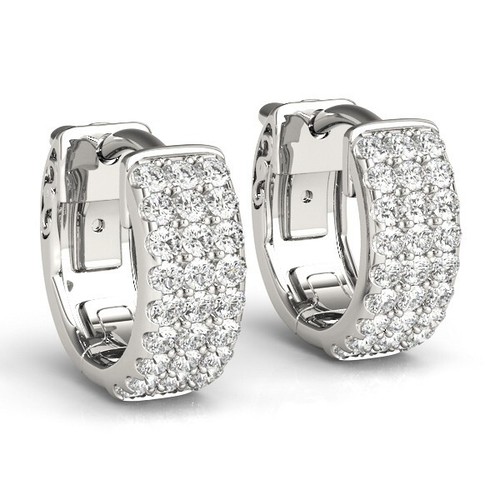 Flache huggie creolen 14k - huggie-creolen,