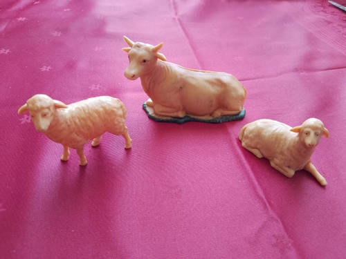 Krippenfiguren kuh 2 - krippenfiguren,,