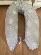 stillkissen schwangerschaftskissen grau weiss 160 cm