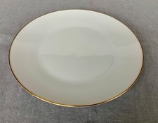 Servierplatte rund Rosenthal Form 2000 Weiß 2 mm Goldrand Ø 29,8 cm
