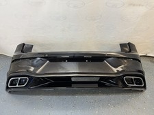 VW Golf 8 5H R-Line Limousine Stoßstange Stoßfänger Hinten Deepblack 3336