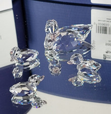Swarovski 4er Set Entenfamilie