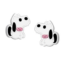 Kinder Ohrringe Hund 925