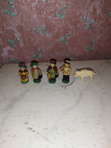 Altes holz spielzeug figuren - holz-spielzeug,