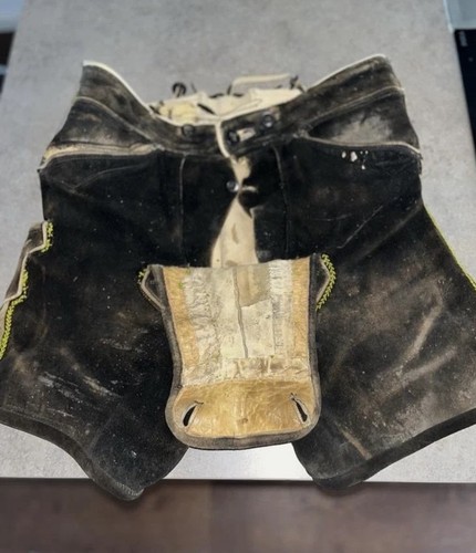 Trachten lederhose kurz alt - lederhose,