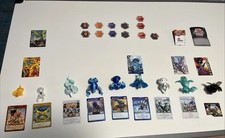 Konvolut Bakugan 7 Stück und 2 Stück Nanogan Zubehör Sammlung