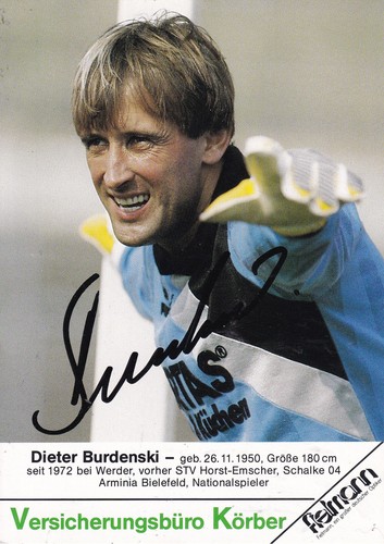 Autogramm dieter burdenski - -,