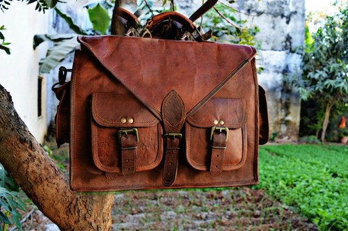Tasche leder vintage neu braun - tasche,