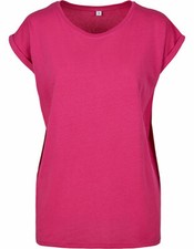 Damen T-Shirt umgeschlagene Ärmel / lang geschnitten Übergröße XS - 5XL (BBY021)