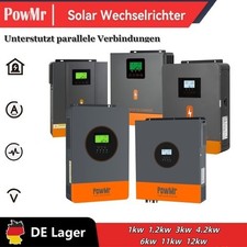 3000W Hybrid Wechselrichter 12V 24V 4.2KW 1600W Off Grid Solar Inverter MPPT 80A
