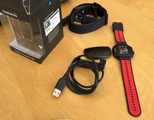 GARMIN Forerunner 220 Laufuhr | rot-schwarz | GPS | Ladekabel & OVP