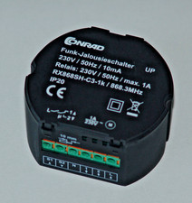 Conrad (ELV) FS20 RSU Unterputz Funk Rollladenschalter  868MHz