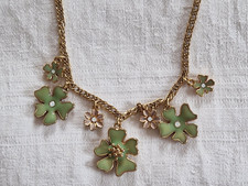 Pilgrim Halskette gold/grün