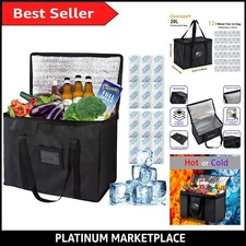 Robuste 20L Isolierkühlbox mit Schultergurt - Picknickfertig mit Eisbeuteln