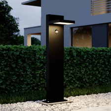 Lucande LED-Pollerleuchte Wegeleuchte Gartenlampe Silvan Bewegungssensor LED 63
