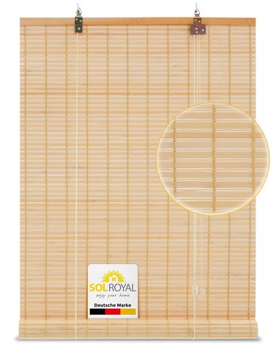 Bambus rollo natur - natur, bambusrollo