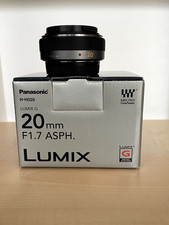 Panasonic Lumix H-H020 G 20 mm F/1.7 Aspherical (MFT)-Kamerasystem