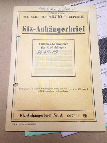 Kfz brief kraftfahrzeugbrief - kfz,