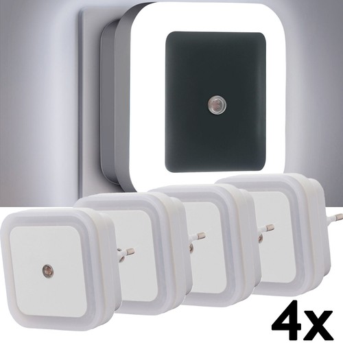 Led nachtlicht steckdose - 4x,