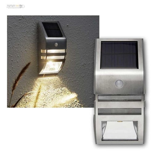 Led solar wandleuchte - led,