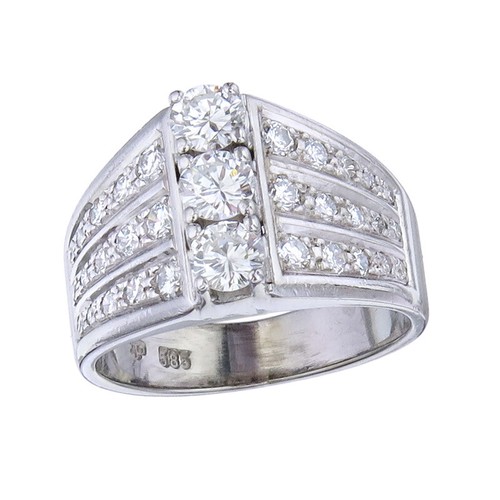 Ring brillanten 585er - ring,