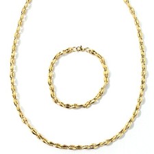 Plattenkette Set Edelstahl