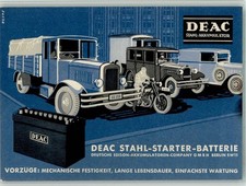 13718004 - 1000 Berlin Mitte DEAC Stahl-Akkumulator Batterie LKW Motorrad sign.