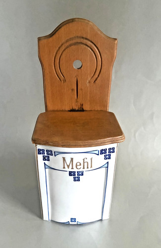 Antiker vorratsbehälter mehl - antiker,