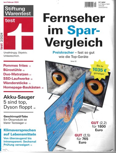 Stiftung warentest test - test, 2/2024