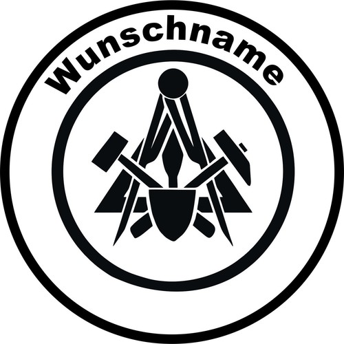Maurer zunft mit wunschname - zunft,