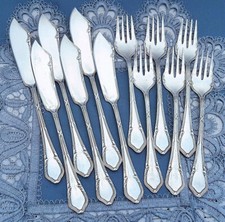 Seltenes antikes Silberbesteck