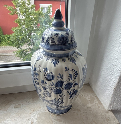 Delft blauw vase keramik - delft,