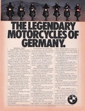 Vintage BMW Motorcycle Print