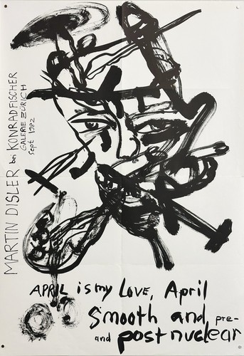 Original martin disler poster - original,