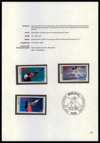 Berlin schmuckblatt 1988 - berlin,