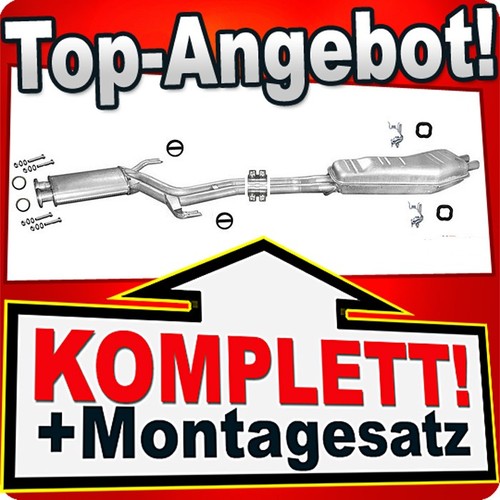 Auspuff für bmw 525 - auspuff,