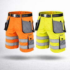 kurz Warnschutzhose mit