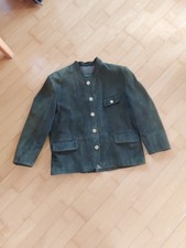 Trachtenjacke Herren grün echt Leder Gr. 25