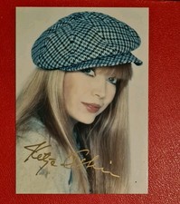 KATJA Ebstein Schlager Autogramm Karte original Unterschrift 