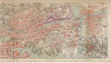 Landkarte: Stuttgart mit den