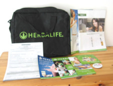 Herbalife Tragetasche schwarz mit Formular Beratervertrag und Zubehör